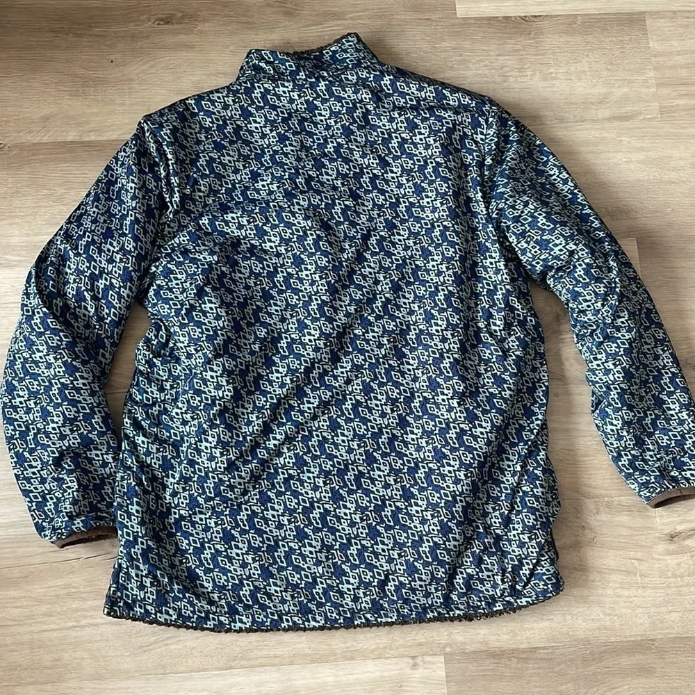 USA PALM Reversible Sherpa 1/4 zip sz M-L